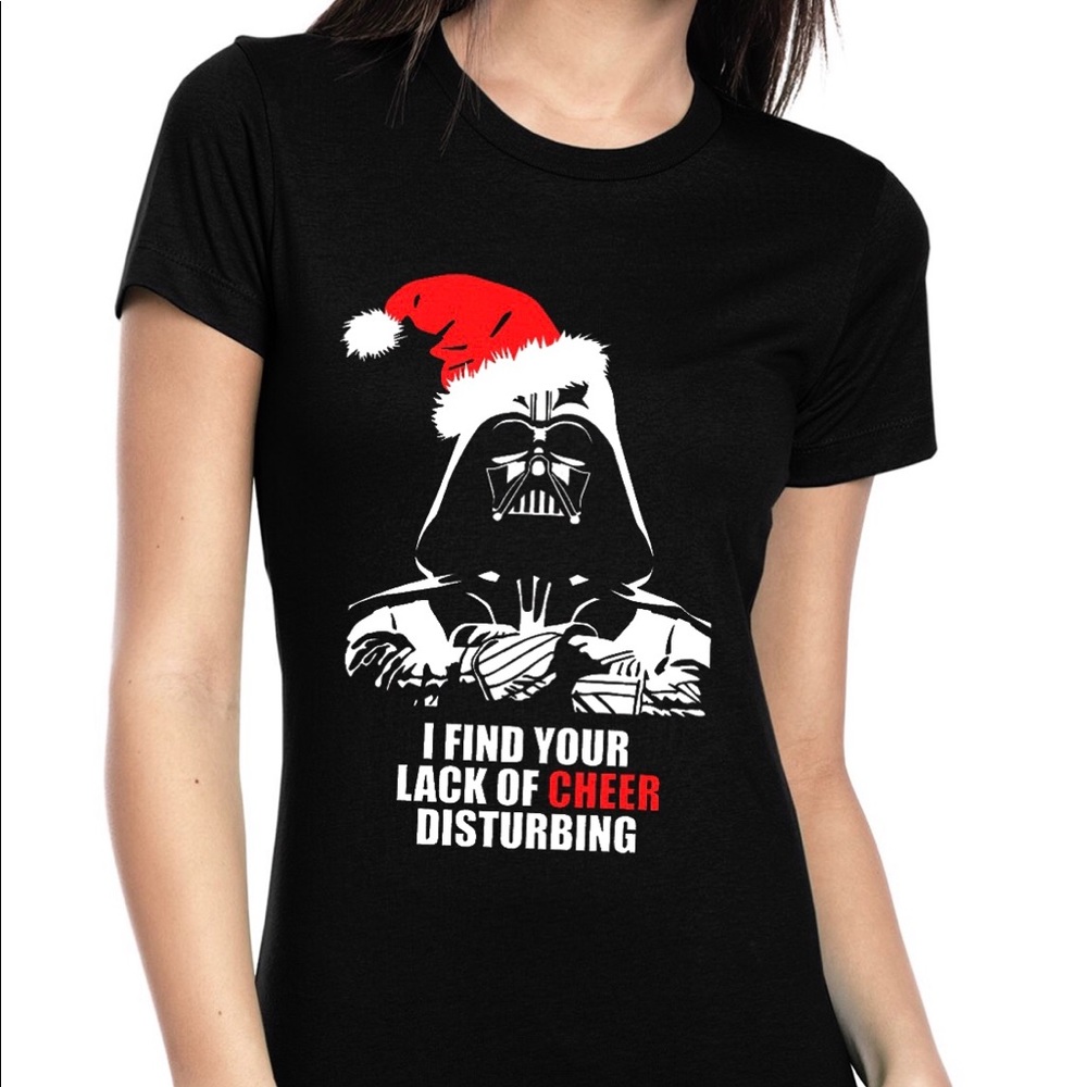 StarWars Christmas Shirts Darth Vader Womens Shirt